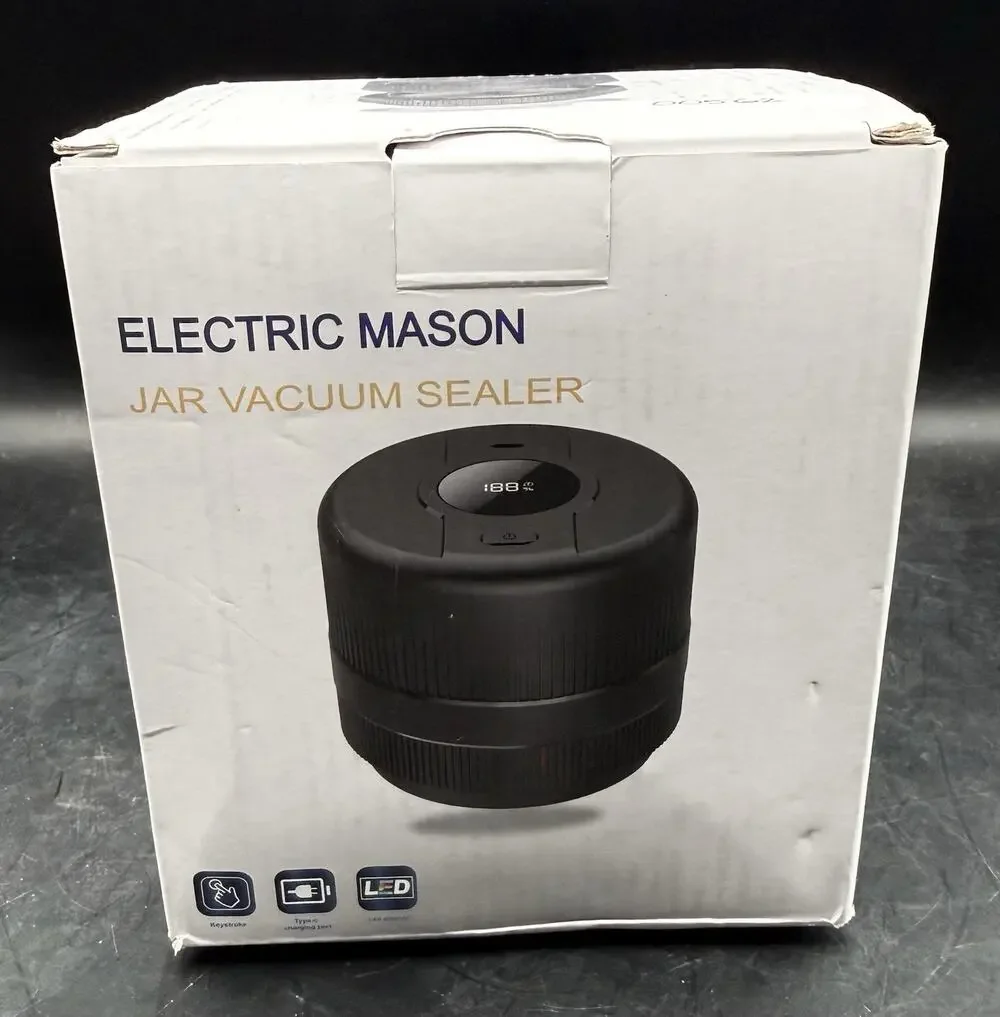 Electric Mason Jar Vacuum Sealer Kit VP06 New (open box) Tested Working